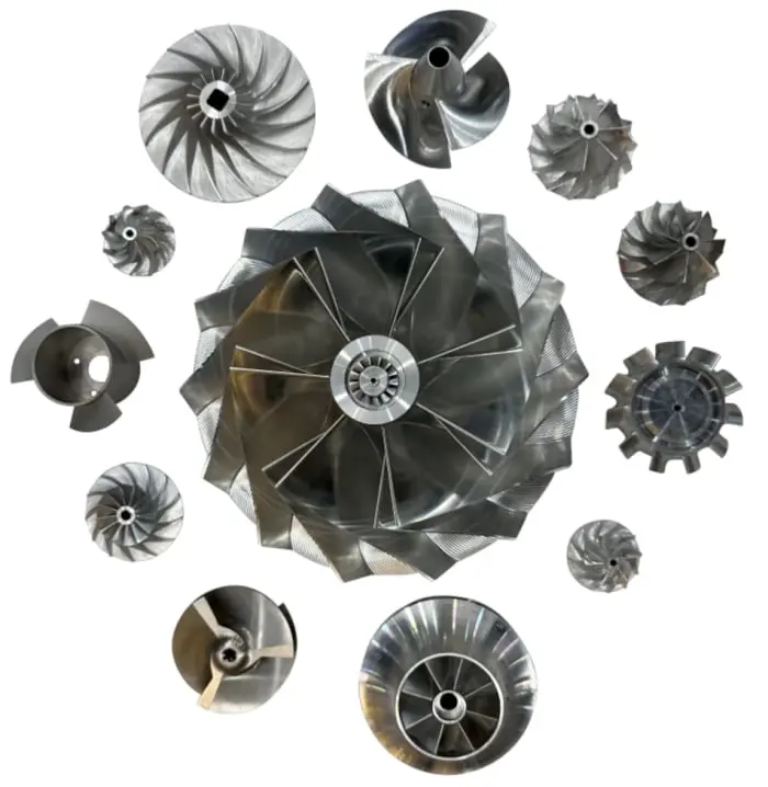 chinese 5 axis machined parts